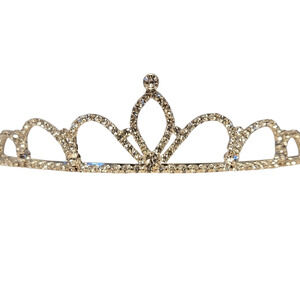 LC Lauren Conrad New silver tone Sweetheart petite princess tiara / crown